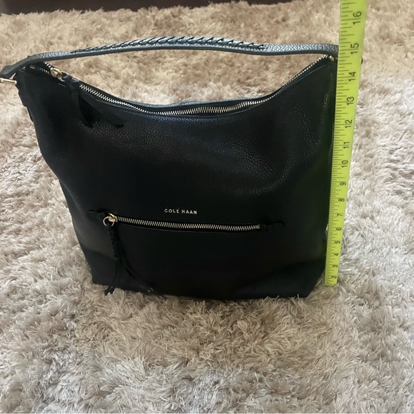 Cole Haan Black Leather Hobo Bag - Picture 7 of 16